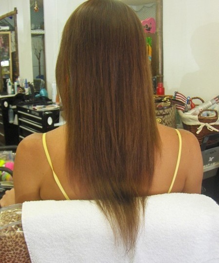 Hair Extensions - Before