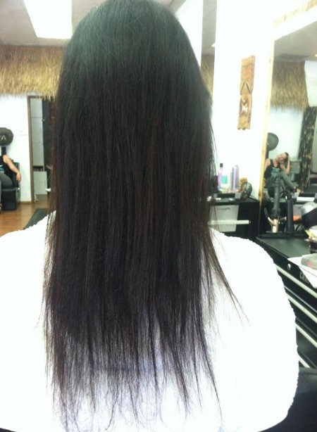 Hair Extensions - Before