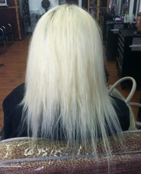 Hair Extensions - Before