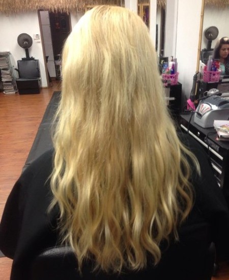 Hair Extensions - After