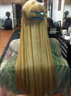 Hair Extensions - In Progress